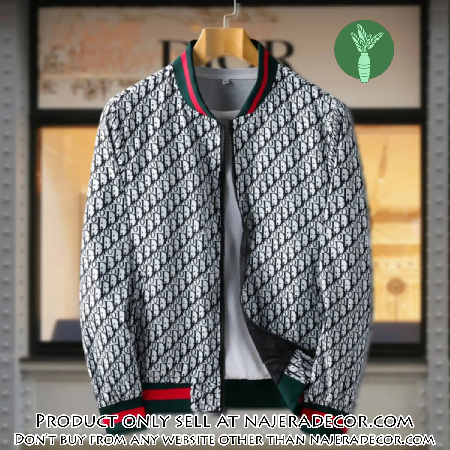 Dior luxury brand varsity zipper jacket vst1032 njr3736168